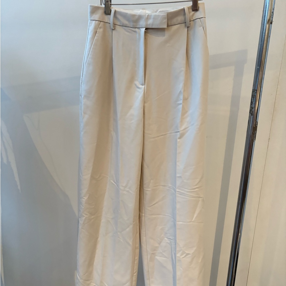 Zara Off-White Trousers